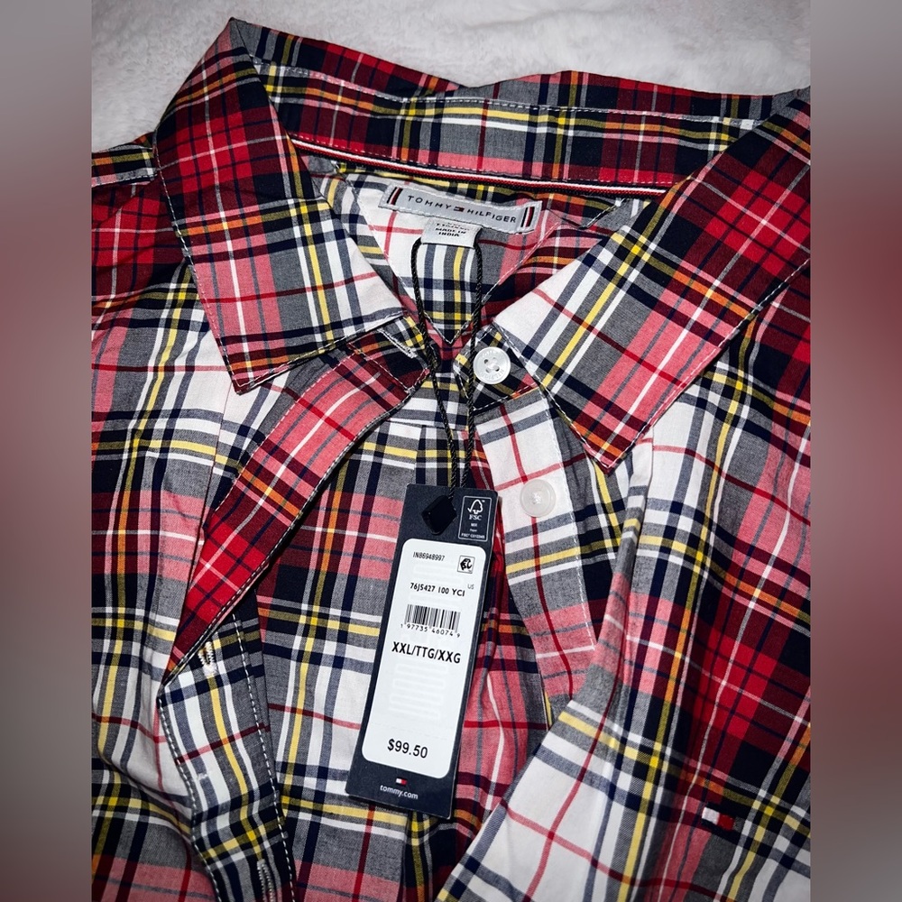 Tommy Hilfiger PLUS SIZE Plaid Dress NEW - Picture 4 of 9